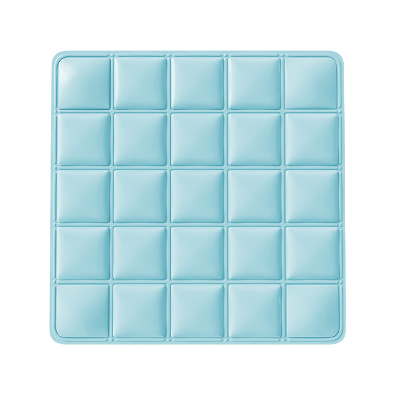 Cojín de hielo de gel de verano Cojín Cojín fresco Cojín de asiento sedentario de oficina Cojín de agua para estudiantes Almohada de hielo Cojín de trasero de verano Cojín de bolsa de hielo