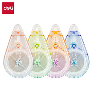 Deli Silent Correction Tape Student Correction Tape 40m Correction Tape Homework Error Correction Tape Stationery Wholesale Suitable for Students