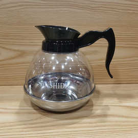 不锈钢咖啡壶美式钢底咖啡壶加热煮咖啡壶电磁炉保温炉盘配套茶壶