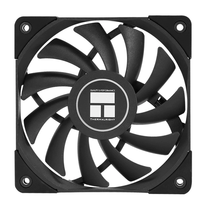 Корпусный вентилятор охлаждения Limin Thermalridt C12015B 12СМ, 1800 об/мин, тонкий черный вентилятор