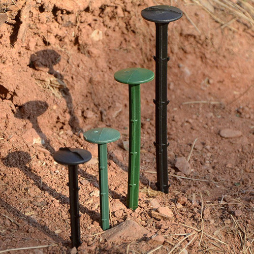 Gardening grass removal cloth nails, thick and long plastic ground nails, greenhouse plastic film sunshade net fixed nails