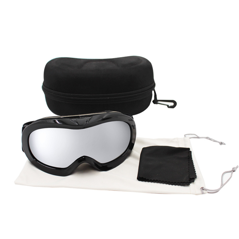 Lunettes de ski pour enfants de 3 à 12 ans avec revêtement coloré et anti-buée en TPU double couche haute définition_voghion.com