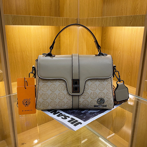  Autumn New Live Fashion Niche Unique Small Square Bag Commuting Shoulder Crossbody Handheld Goddess Bag