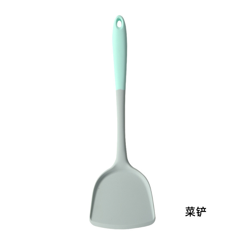 회색 녹색 실리콘 주걱