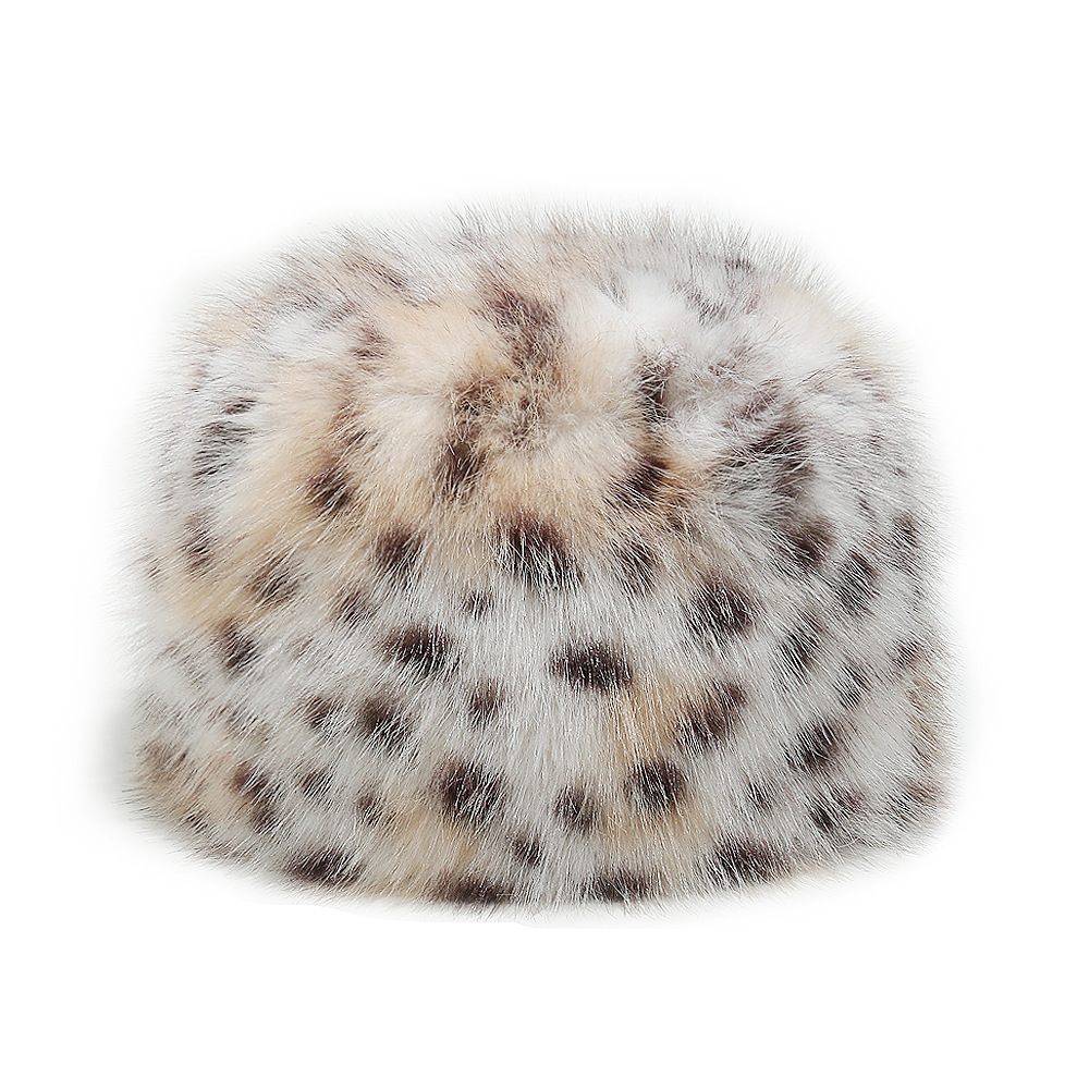 레오파드 프린트 버킷햇 [카키]