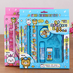 Creative stationery 10-piece set children's birthday gifts primary school students prize gifts school supplies set factory direct sales