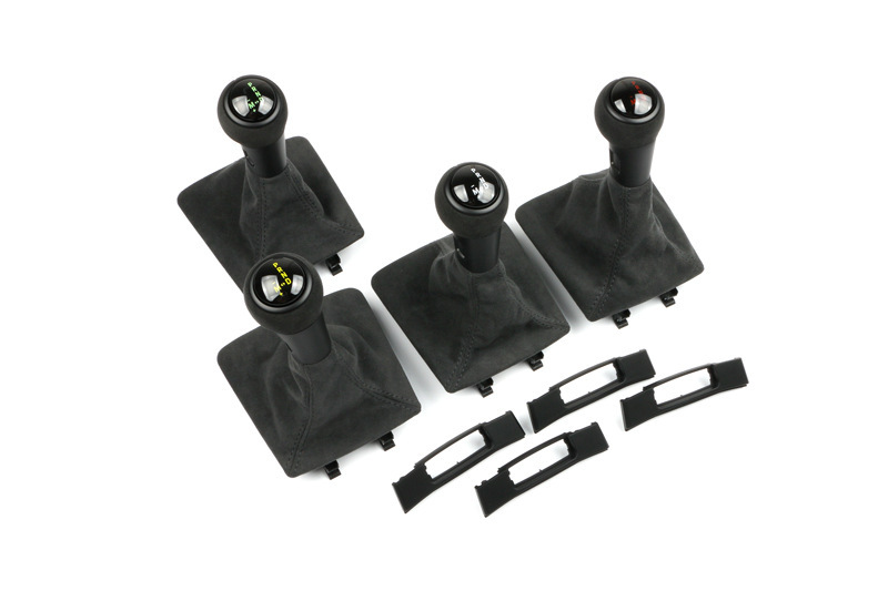 Suitable for Porsche GT4 gear shift knob, 718 Cayman, 911, Boxster, genuine leather, suede, carbon fiber gear shift cover