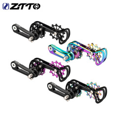 ZTTO土坡软尾山地车导链器单速飞轮压拉稳链器CNC防掉链紧链器