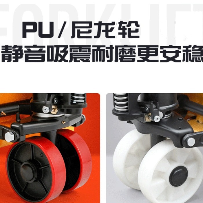 Qianbaodiniu carretilla elevadora manual camión hidráulico 2 toneladas 3 toneladas de carga y descarga de elevación pequeña mano tire carretilla elevadora manual de manejo de remolque