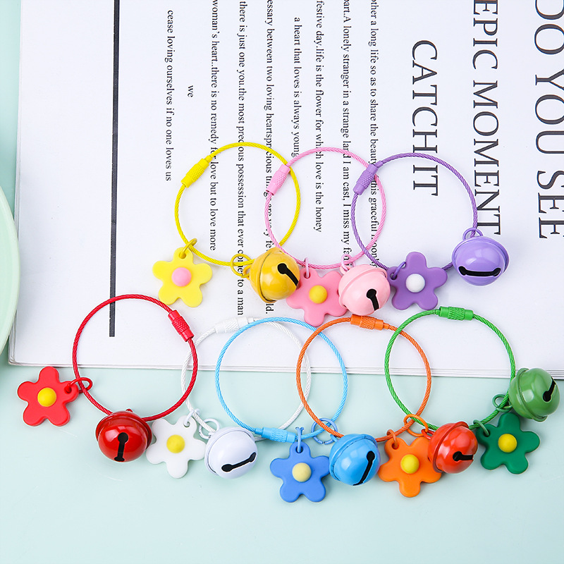 11g Weight Keychain Classification 1 Piece Quantity Holiday, Daily Occasion Alloy, soft glue, Steel Material Flower Pattern Epoxy Design Sweet Style 1 Piece Sweet Flower Alloy Soft Glue Steel Epoxy Keychain 8