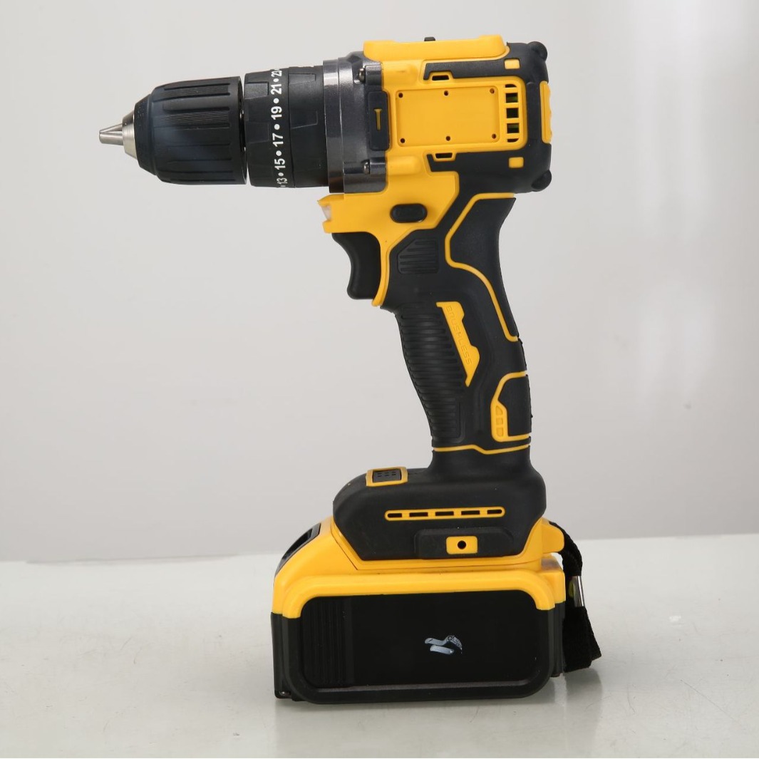 Al por mayor transfronterizo 4 piezas de herramientas eléctricas 4 piezas de litio taladro eléctrico martillo eléctrico molino de ángulo llave eléctrica