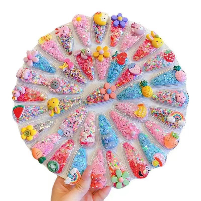 퀵샌드 머리핀 (수지) 믹스