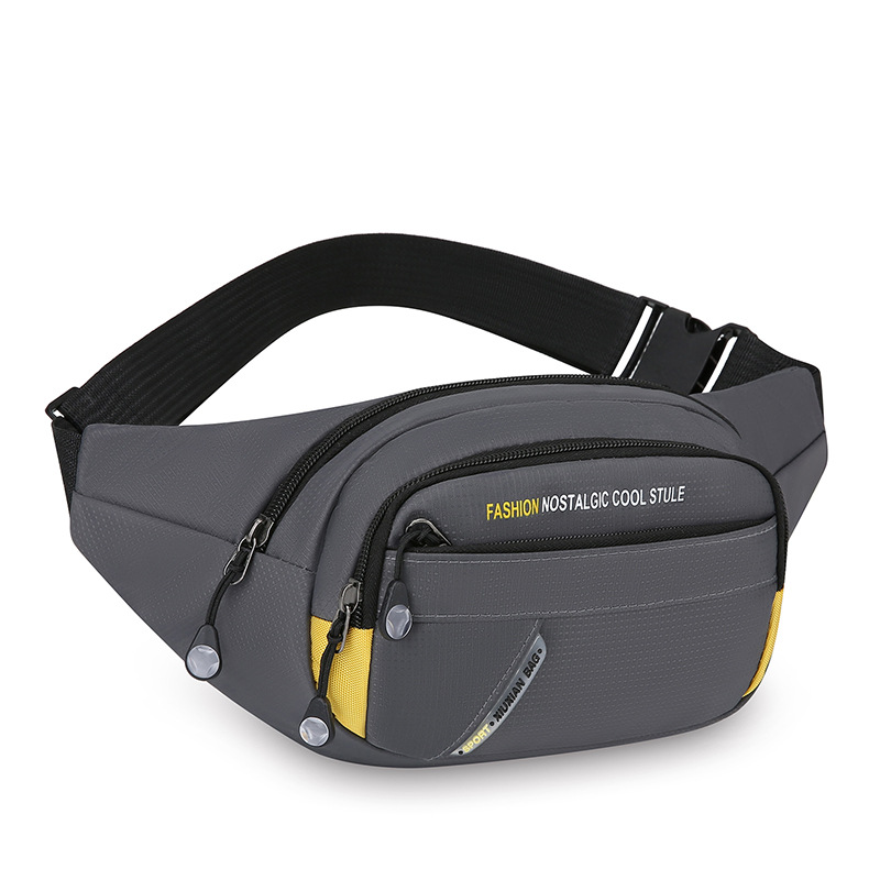 Riñonera de hombre al por mayor Bolso de mensajero de un solo hombro multifuncional casual coreano Cartera de negocios Bolso de pecho de ciclismo deportivo