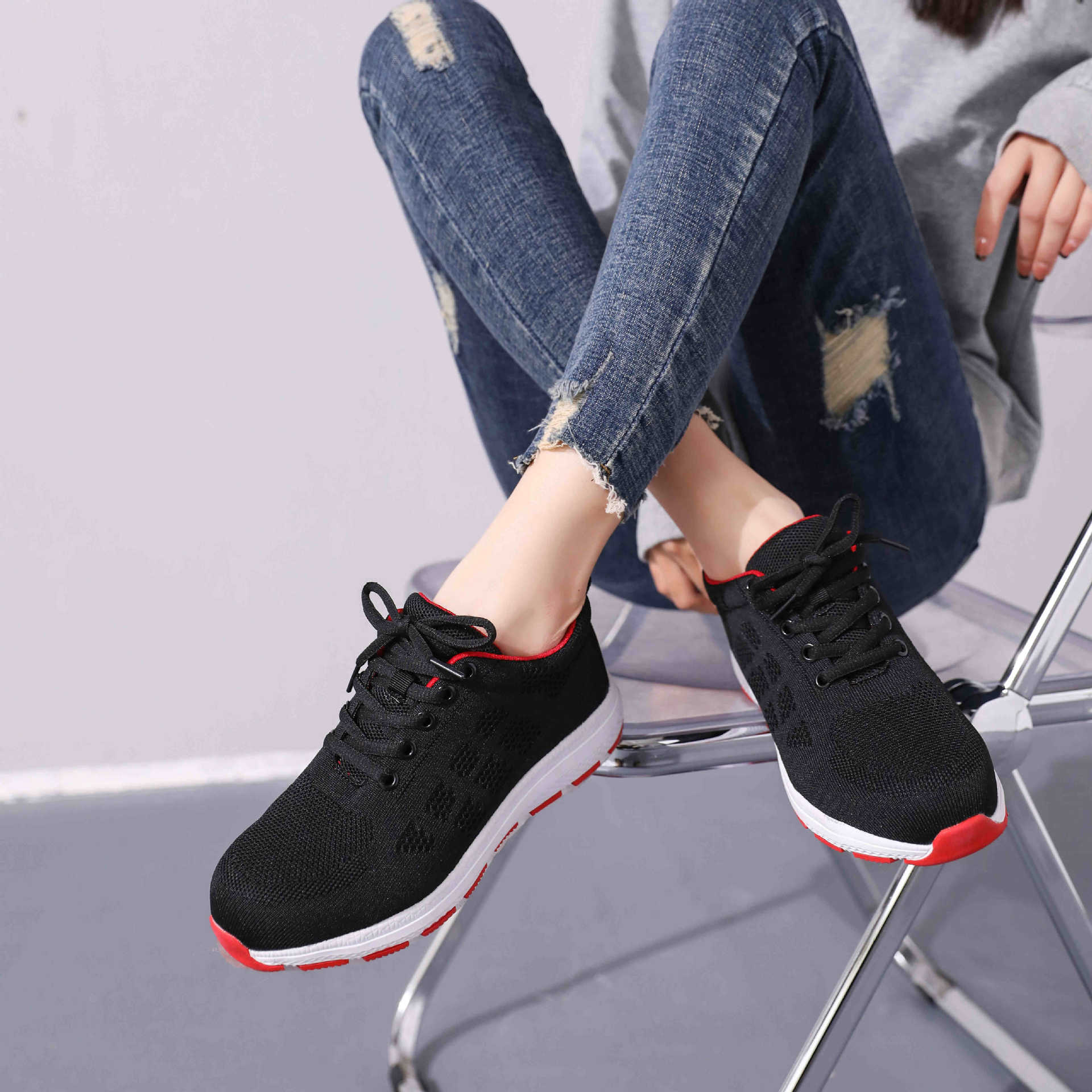 Nuevos zapatos de protección laboral anti-Smashing anti-piercing ligero resistente al desgaste antideslizante transpirable cerrado dedo del pie zapatos de protección con placa de acero para mujeres