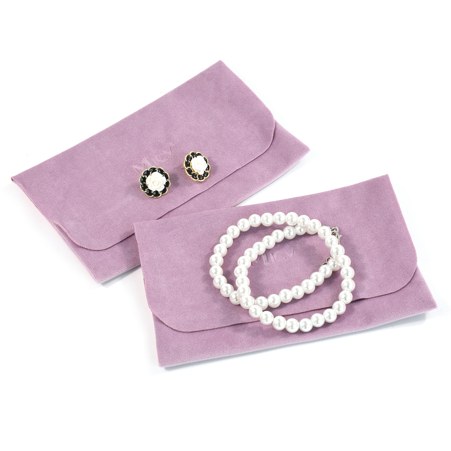 无锡厂家高级感信封方形防尘袋口红收纳送礼礼品袋得物绒布袋定制