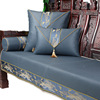 Sofa from natural wood, universal non-slip scarf four seasons, Chinese style, science and technology