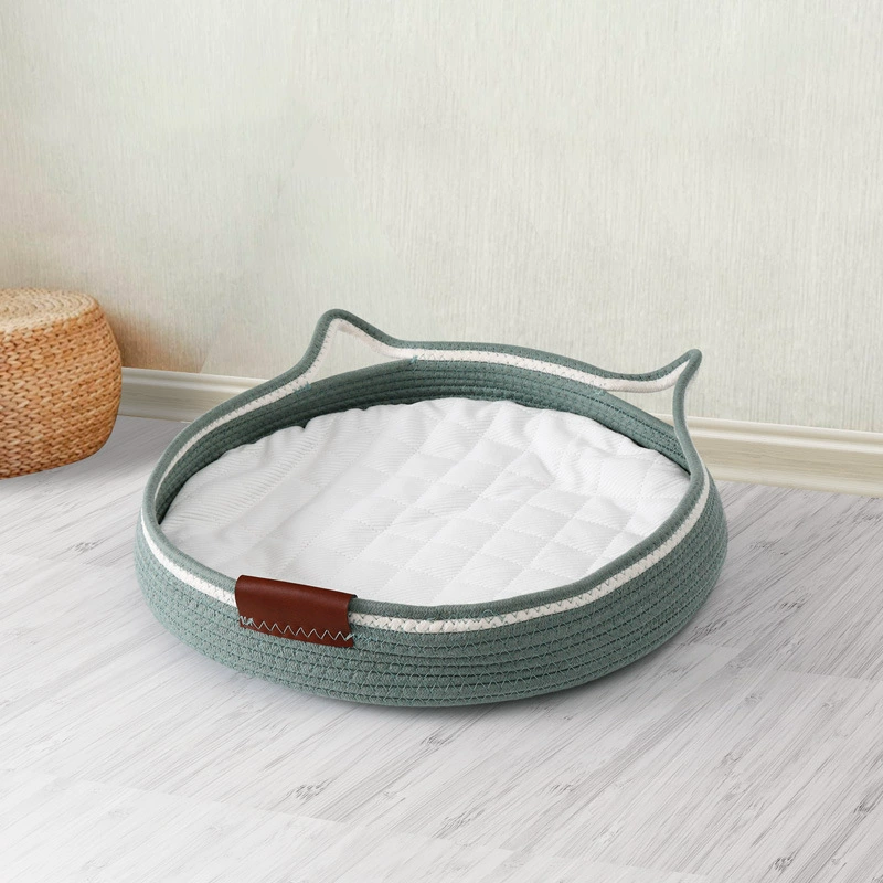 Универсальная соломенная теплая гнездо для кошек зимой