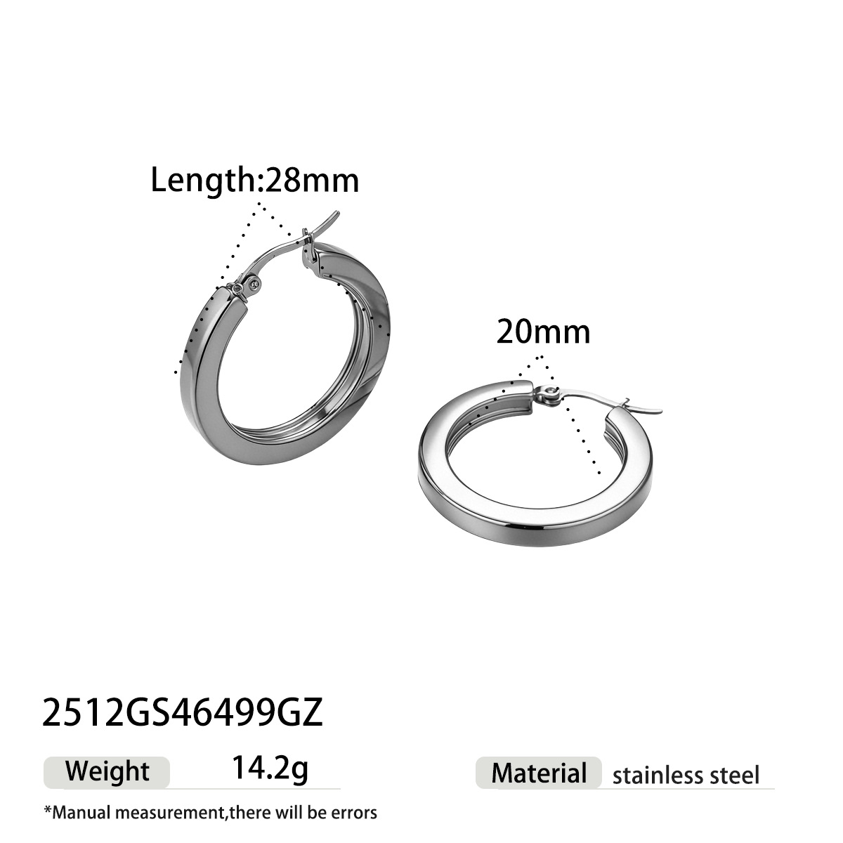 Taina europa y americana de acero inoxidable anillo de acero de titanio 18K diseño chapado en oro simple pernos de orejas joyerías transfronterizas venta caliente