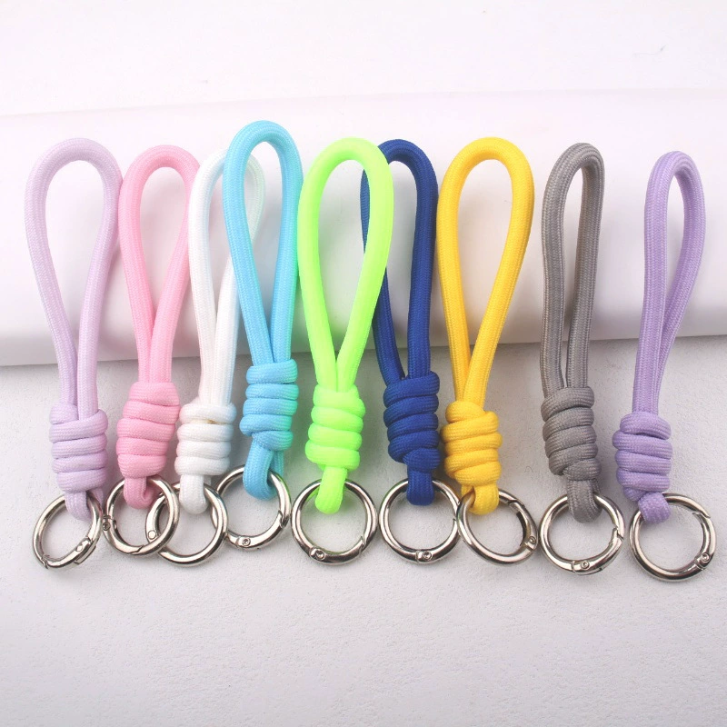 Модный INS креативный плетеный шнурок для телефона, универсальный ремешок для рюкзака, антипотеряшка, короткий плетеный шнур для DIY