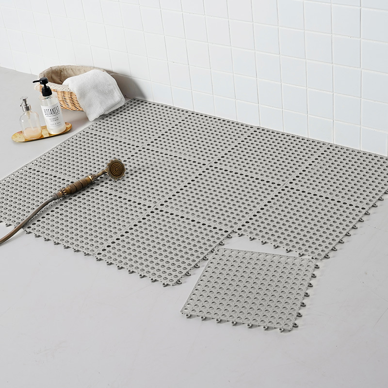 Baño antideslizante estera empalme corte ducha piso estera cubierta completa inodoro hogar impermeable piso estera
