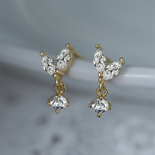 S925�y�14k���ᔾ���С������Ů��y���ins�L�O�����԰ٴ�