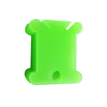 厂家直销 塑料绕线板十字绣工具彩色磨砂塑料绕线板 透明缠线板