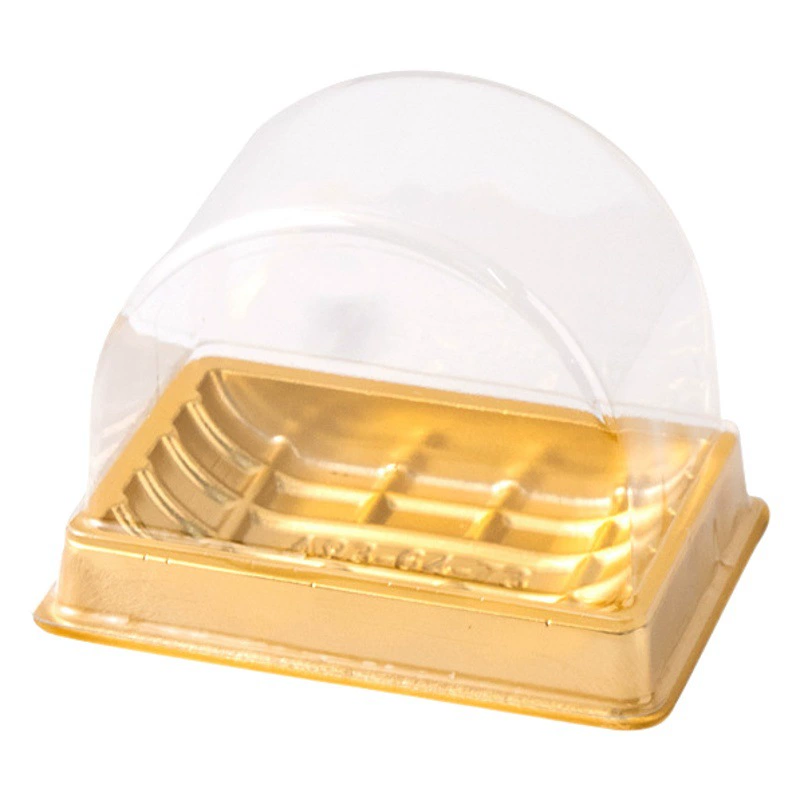 Одноразовая коробка для рулета, упаковка для швейцарского рулета с тигровым узором, коробка для десертов на вынос, прозрачная упаковка для выпечки в виде рулета