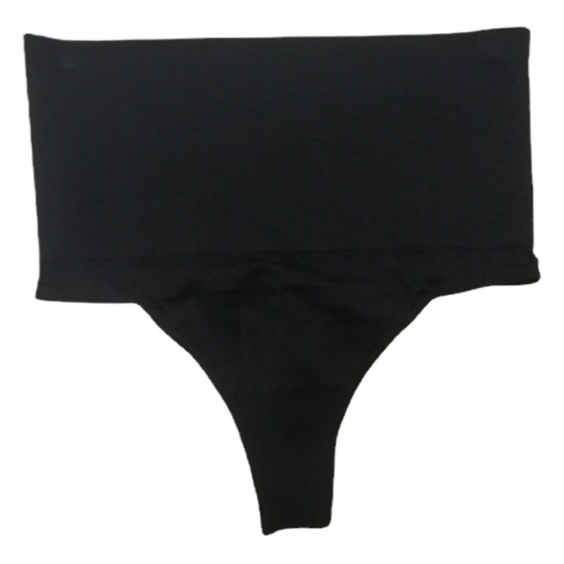 Fabricante de comercio exterior transfronterizo, bragas de tanga de cintura alta sin costuras, elásticas, con control de abdomen, realzan los glúteos y realzan la figura para mujer