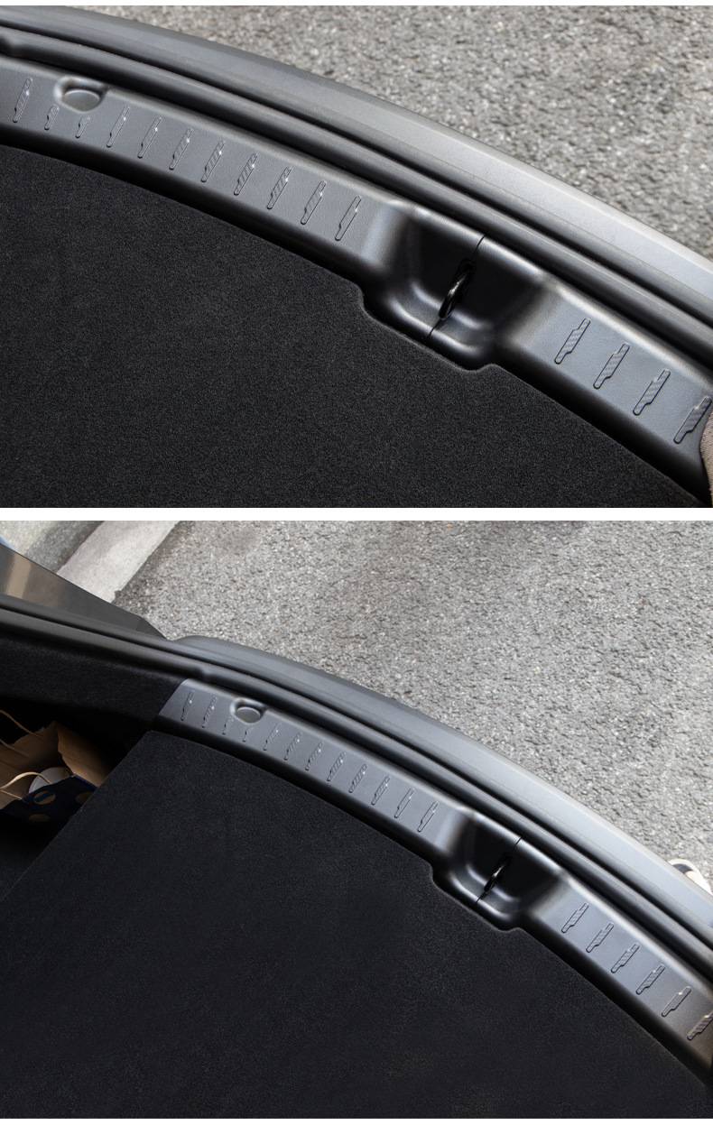 Suitable for the New Version of Tesla Model Y/3 Trunk All-Inclusive Guard Plate Tail Sill Strip Protection Modification Accessories