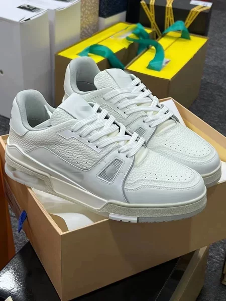 White Cement Trainer Men's Shoes Black Pink Black Denim Versatile Gray Denim Black Warrior Casual Women's Sneakers