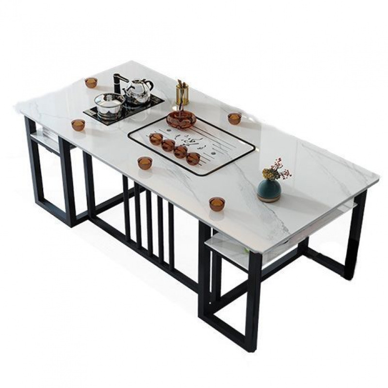 Mesa y silla de té de oficina de escritorio de roca