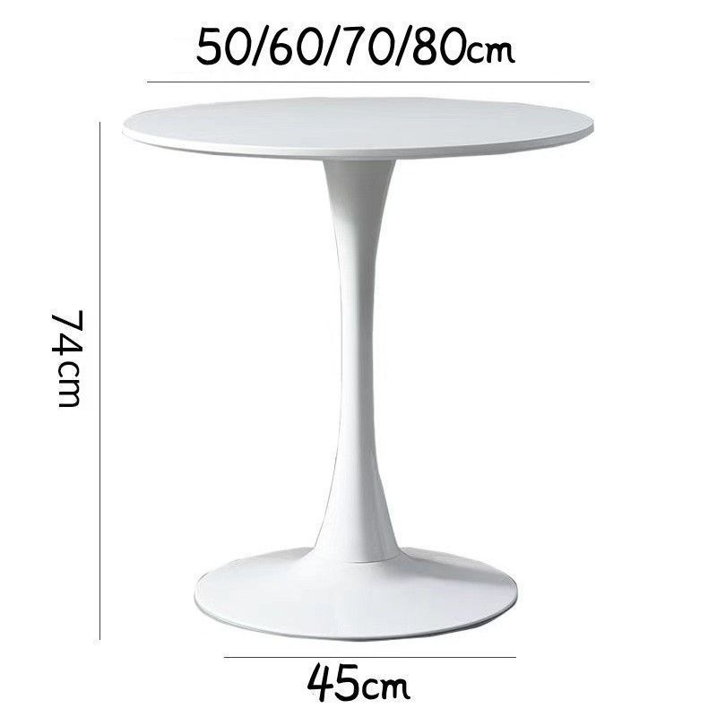 Casa nórdica balcón mesa y silla de ocio hotel de negocios recepción mesa redonda de oficina leche té café mesa redonda blanca