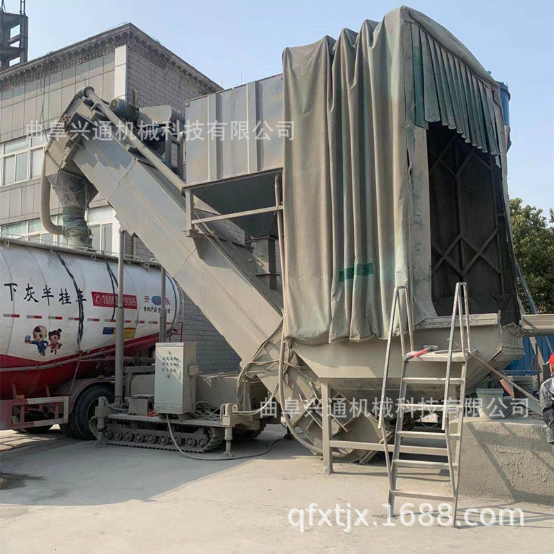 黔南州水泥拆箱机 粉料中转卸车机 潍坊散灰运输集装箱卸车机