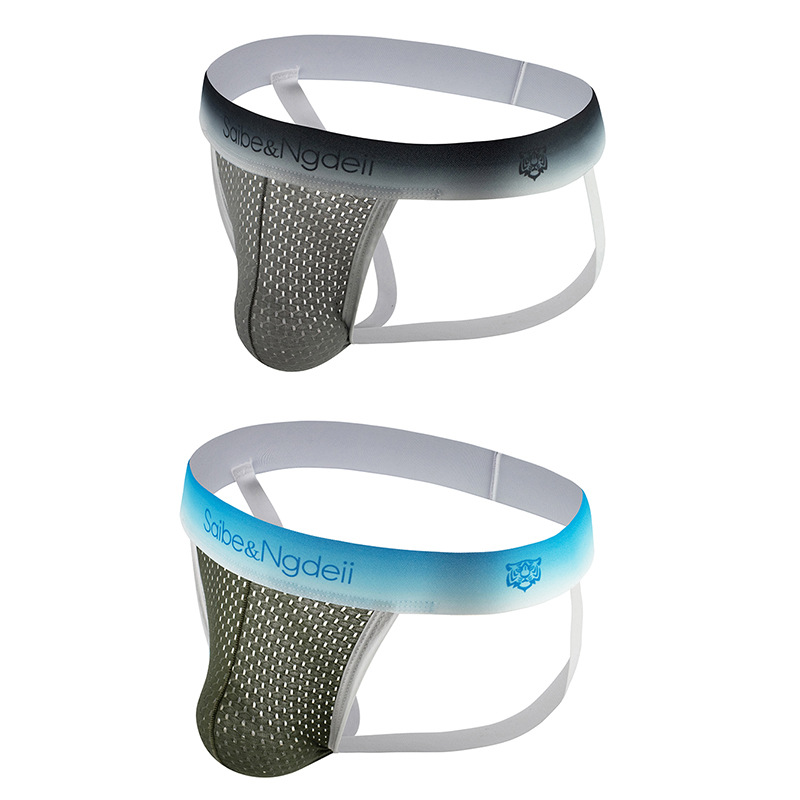 Vyriški seksualūs tinklelio stringai iš ledo šilko laidūs orui_voghion.com