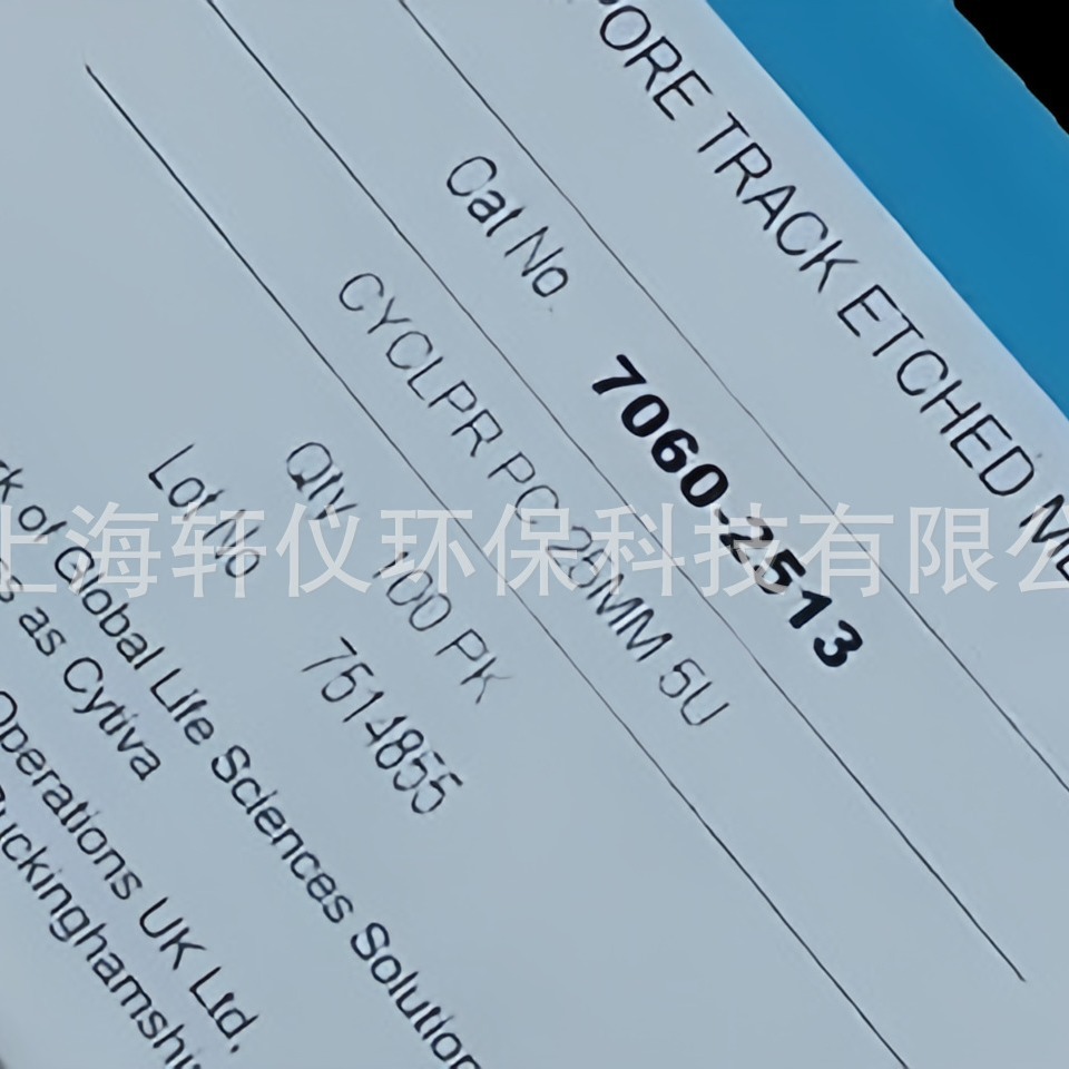 7060-2513减少蛋白质样品聚碳酸酯GE Whatman半透明孔径微孔膜