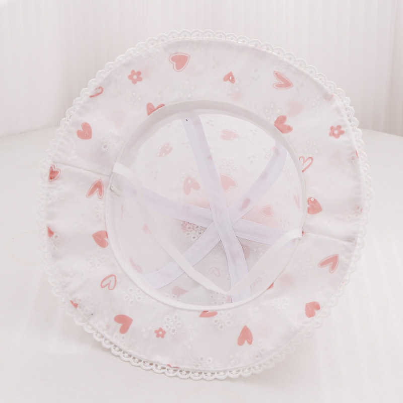 Sombreros de bebé de primavera y otoño delgados sombreros de pescadores de bebés lindos arcos sombreros de bebés sombreros de sombreros de niñas