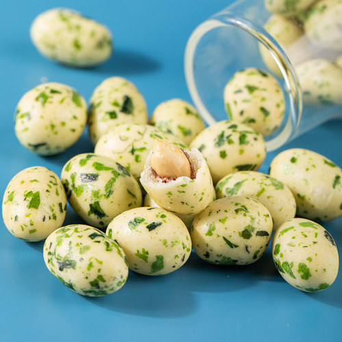 Seaweed flavored fish skin peanuts 500g canned crispy peanuts Japanese beans 8090s nostalgic snacks roasted seeds and nuts snacks