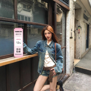 ffcheer ��ֱ��� vintage�͹�ţ�����״���Ů�L��ٴ��@�݊A��