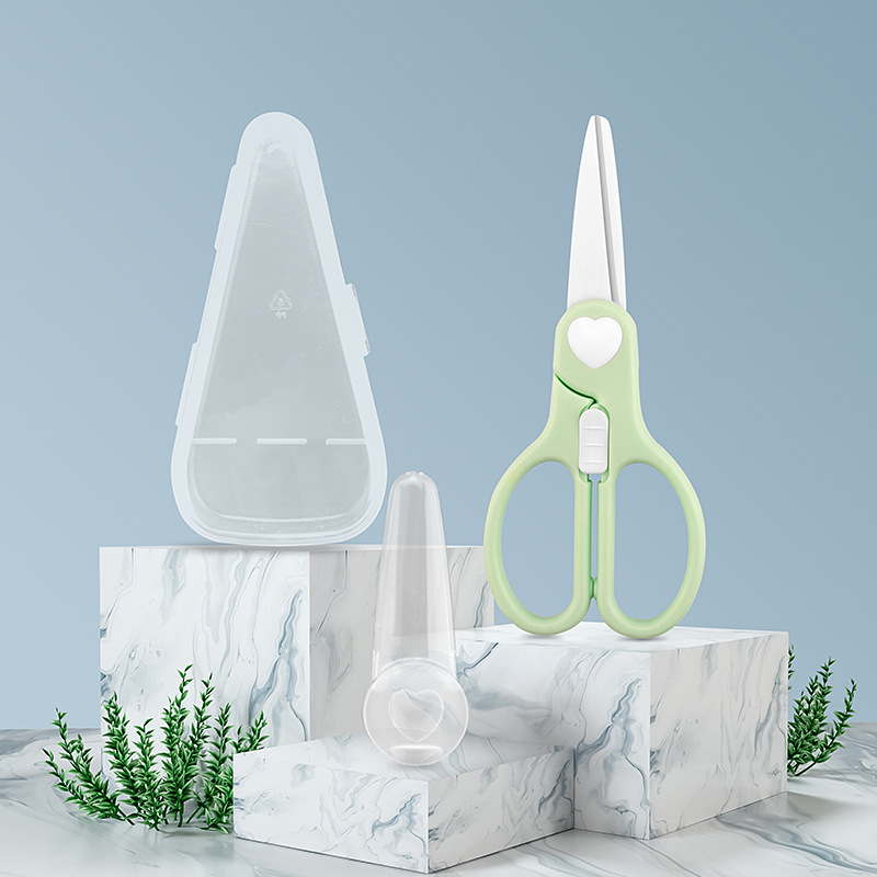 Cuchillo de cerámica cuchillo de frutas tablero de escritorio conjunto de tres piezas portable de corte de frutas tablero de corte para bebés conjunto completo de herramientas de alimentos suplementarios image 24