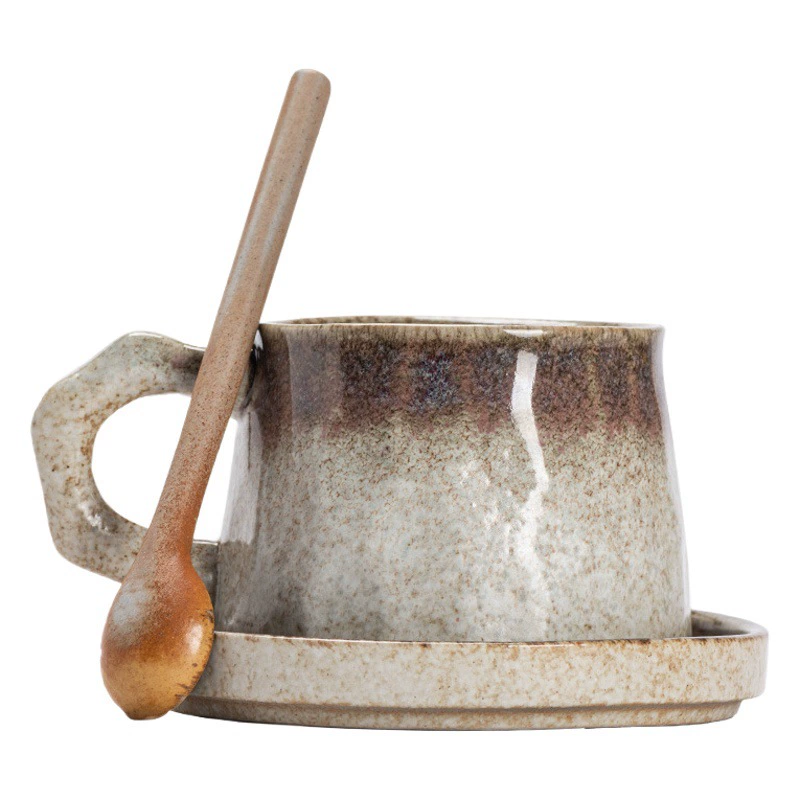 Керамическая печь кофейная чашка блюдо костюм легкий Роскошный Ретро кружка ресторан творческий тянуть Кубок промышленный ветер воды Кубок