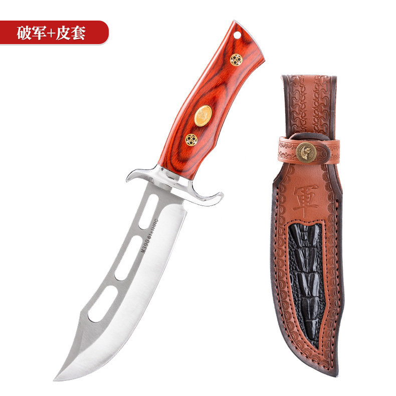 新型人気破軍m390粉末鋼直刀屋外野外携帯高硬度鋭利果物刀|undefined