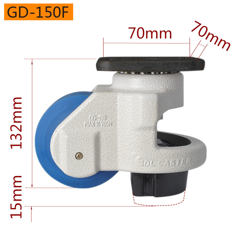 Yideli 韓国水平調整サポートユニバーサルキャスター Fuma ホイール GD-40F/60F/80F/100F/120F|undefined