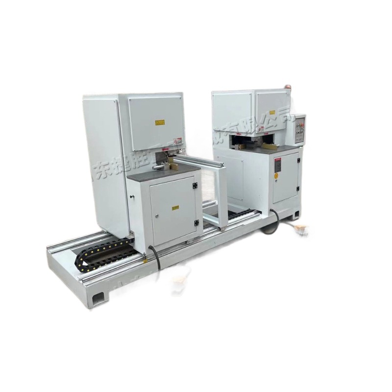 Muebles de carpintería americana máquina de molienda de ángulo máquina de corte de ángulo recto de doble extremo de placa