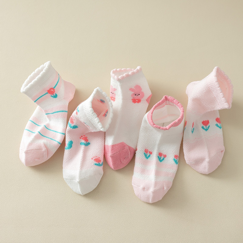 A100 Cherry Net Eye Ship socks