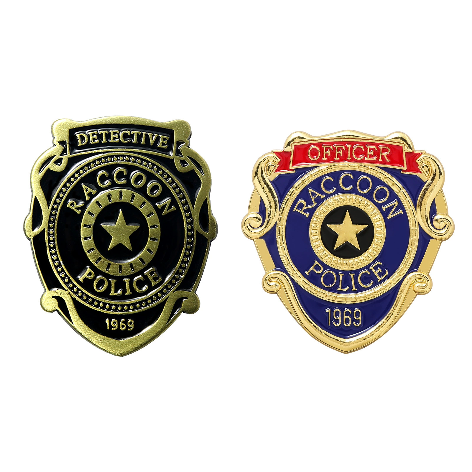 Resident Evil Raccoon City Detective Medal Brooch Police Station Brooch Games New Amazon Model