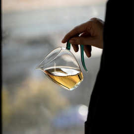 草堂公道杯高硼硅玻璃分茶器茶海耐热均杯家用功夫茶具功道杯茶具