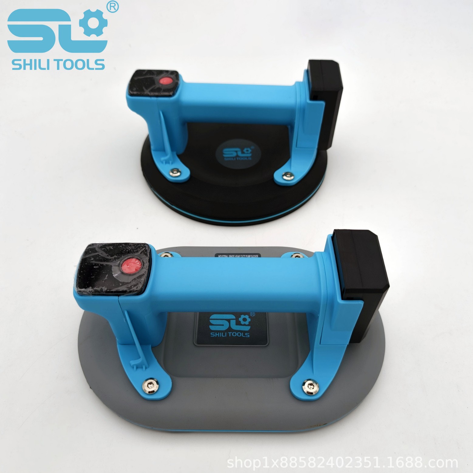 跨境工业级电动玻璃吸盘自动补气真空气泵数显玻璃瓷砖搬运吸提器