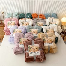 Bedsure Sherpa Fleece Blanket Soft Throw Blanket跨境专供代发