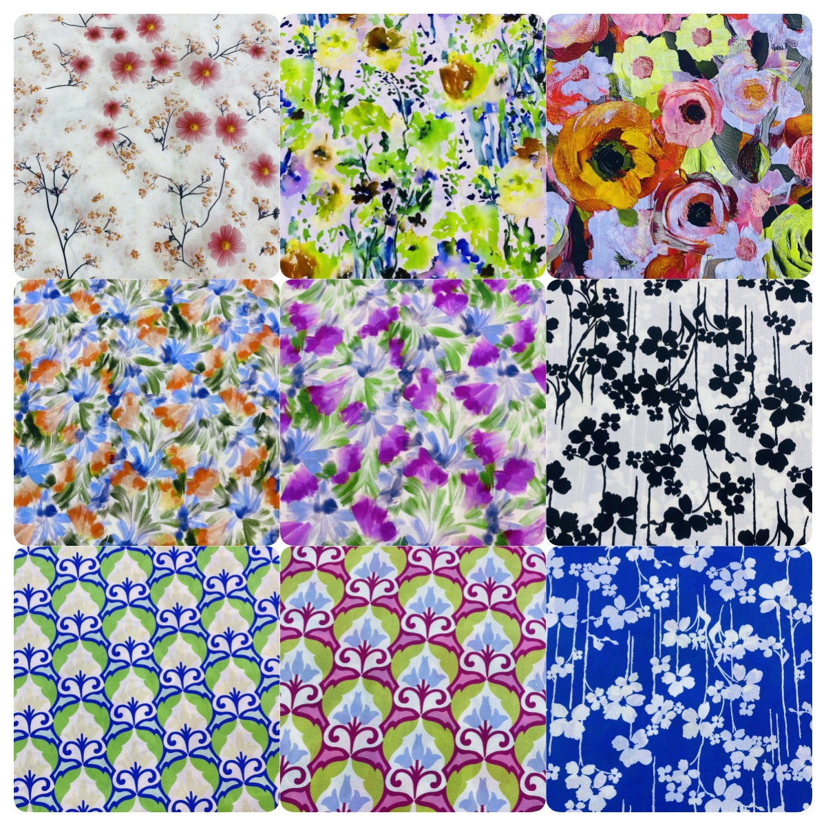 数码直喷印花布 全棉60支高密府绸印花 童装女装服装面料