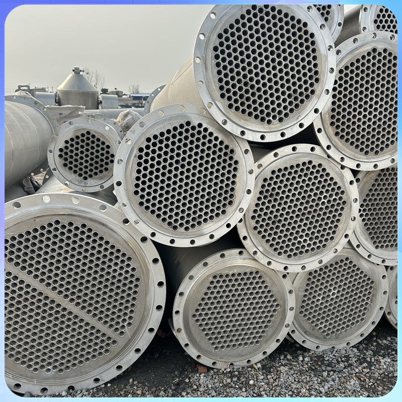 长期供应二手多种304不锈钢冷凝器 列管式冷凝器 石墨冷凝器设备
